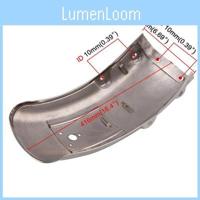 Motorrad Hinterrad Schutzblech aus Edelstahl mit zeitlosem Design für Suzuki Gn125 Gn250