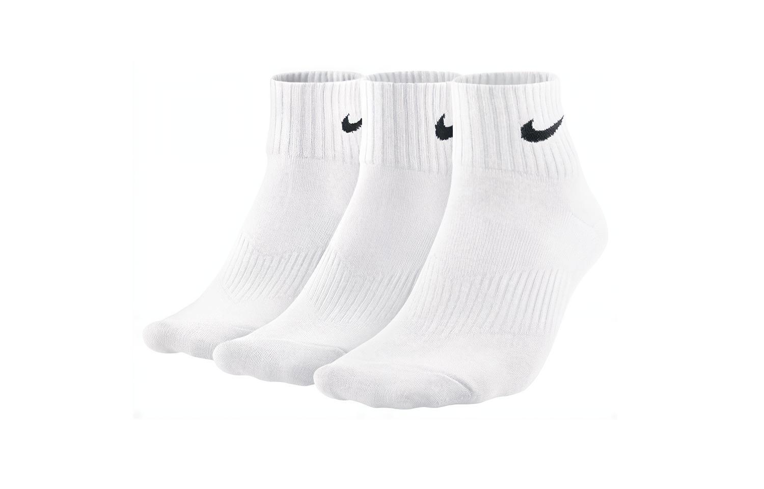 Nike Ankle Socks Unisex [3 Pack] White SX4706-101 M