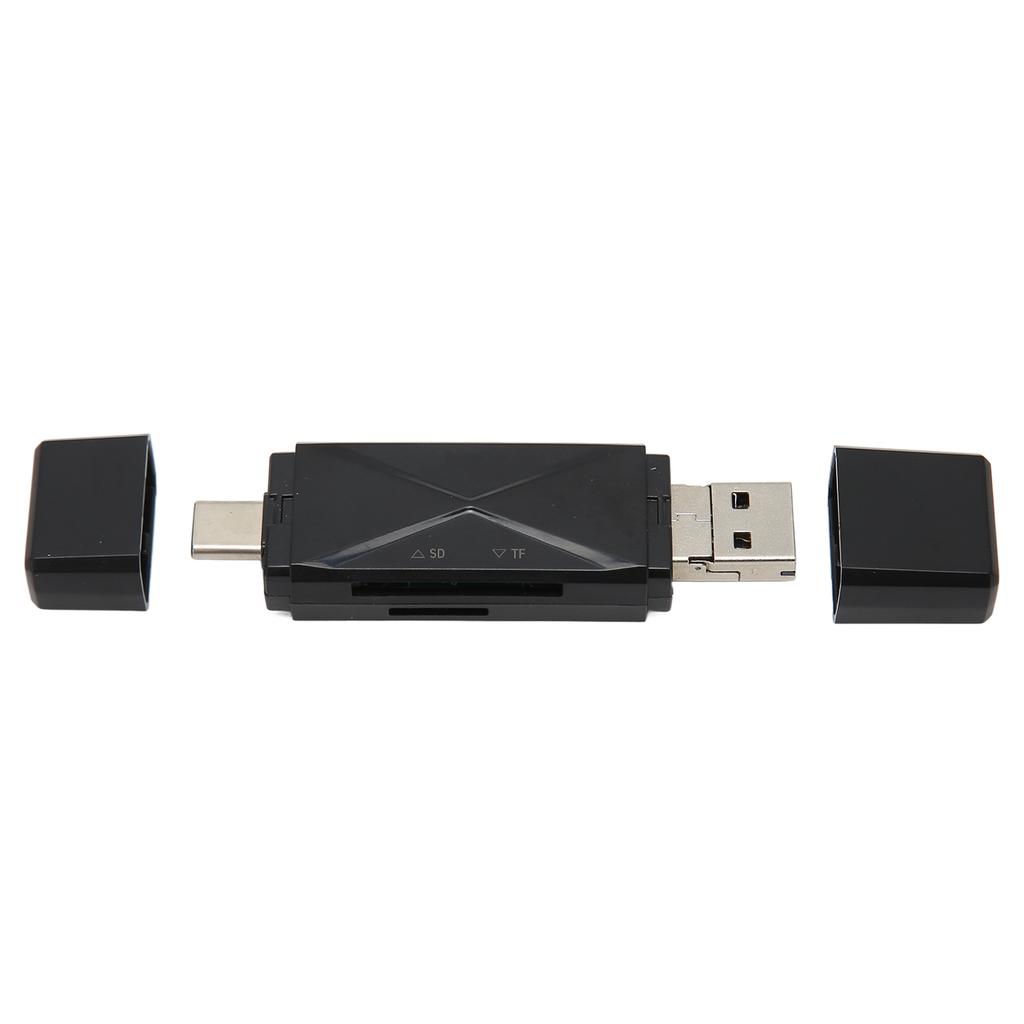 USB C USB2.0 MICRO USB Storage Card Reader with 3 Connectors 104MBps 3 in 1 USB Storage Card Reader for Laptop Cellphone