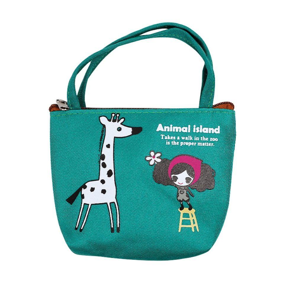 Bag Data Line Storage Bag Cartoon Coin Purse Bear Lipstick Cosmetic Bag Mini Canvas Handbag