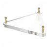 Triangular Acrylic Display Ball Stand Thickened Soccer Volleyball Holder Ball Storage Rack for Basketball Display