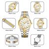 Men's Quartz Watch Classic Style Waterproof Luminous Date Display Stainless Steel Wristwatch For Women