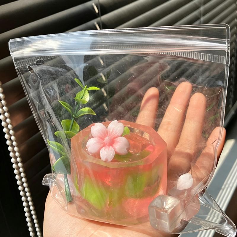 Transparent Drink Water Squishy Squeeze Toy for Kids Adult Squeeze Sensory Toy Party Favor Birthday Gift Stress Relief Supplies