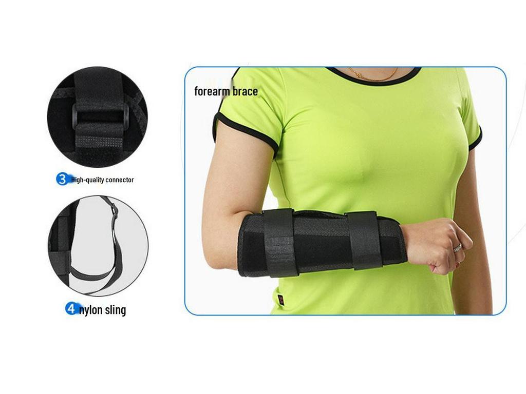 Humerus and Elbow Support Brace with Forearm Strap for Upper Limb Protection