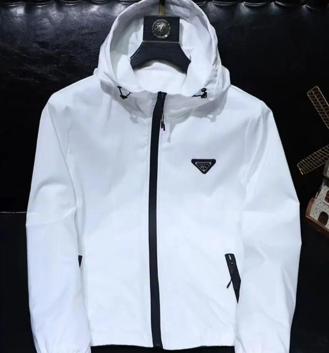 

2025 Spring European Style Men s Trendy Hooded Jacket - Casual Youth Outerwear L