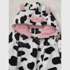 Women's Winter Hooded Pajamas with Thick Coral Fleece for Dorms and Outdoor Wear