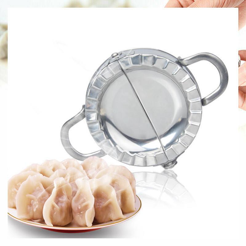 Convenient Home Dumpling Tool 304 Stainless Steel Dumpling Press Mold In Silver