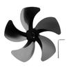 Stove Fan Blade Replacement Aluminum Alloy Enhance Warm Air Circulation Fireplace Fan 5 Blade for