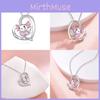 Pendant Alloy Girls Chain With Cute Animal And Heart Design For Style Summer