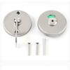 Multipurpose Brushed Stainless Steel Bathroom Door Latches Set Featuring Intuitives Status Display for Bathrooms