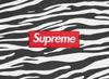 Supreme Box Logo Crewneck Zebra (22FW)