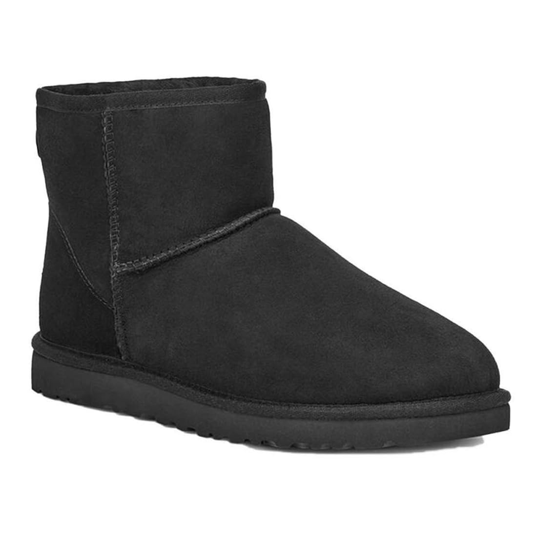 

UGG Classic Mini Короткие ботинки из овчины Классический размер US9 Мужские ботинки, Стиль, Повседневный, M, Черный, 1002072, (27,0 см) [Использовал] чёрный