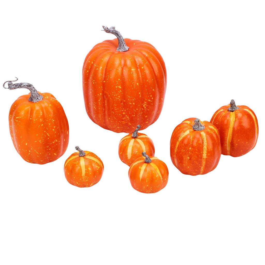Foam Pumpkins Set Multifunctional Reusable Faux Foam Pumpkins Decoration for Indoor Outdoor