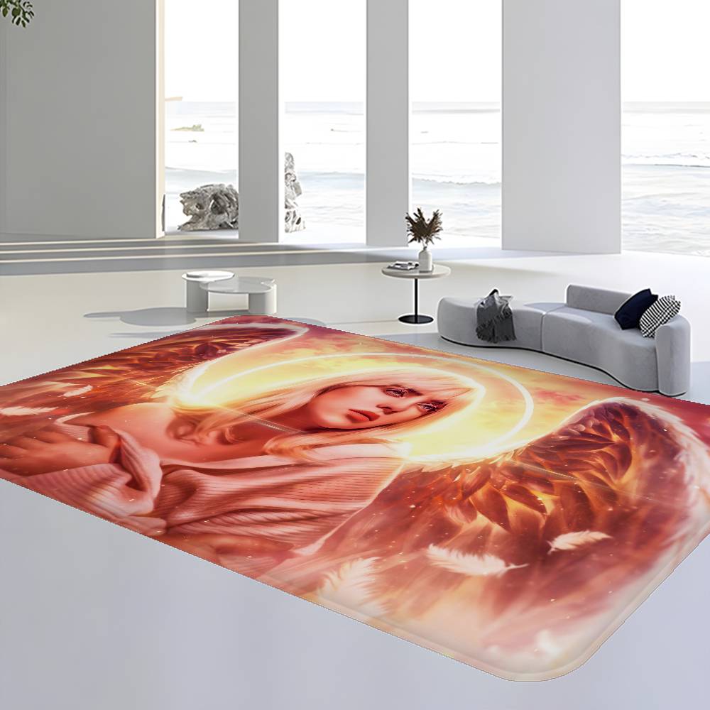 Pop Star B-billie Room Mats Cheaper Anti-slip Modern Living Room Balcony Printed Household Carpets