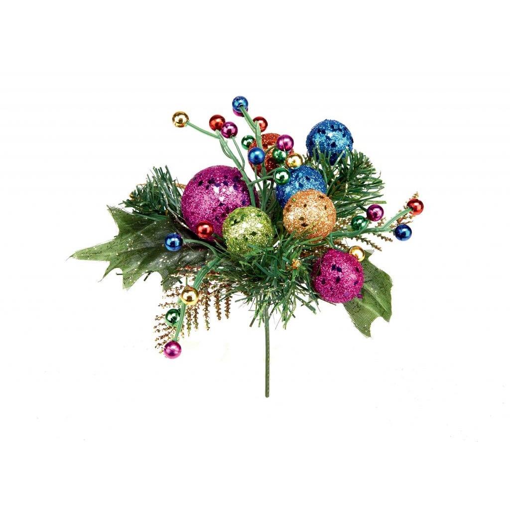 Premier Glitzerkugel-Pick-Weihnachtsdekoration