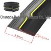 Rubber Door Threshold Seal Strip: Waterproof, Dustproof, Shock-Absorbing Gap Filler for Garage Floors
