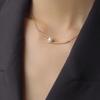 Women's Unbalanced Basic Pearl Pendant Necklace