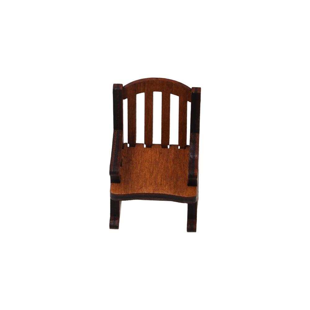 2PCs/set Cute Reading Frog Miniatures Mini Small Chair Ornaments Photo Props