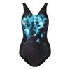 New Women's One-piece Bikini Dazzling Digital Print Swimsuit