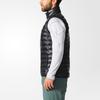 adidas Down Jackets Men's Black Stand Collar Moderate Quilted Down Jacket BS1563