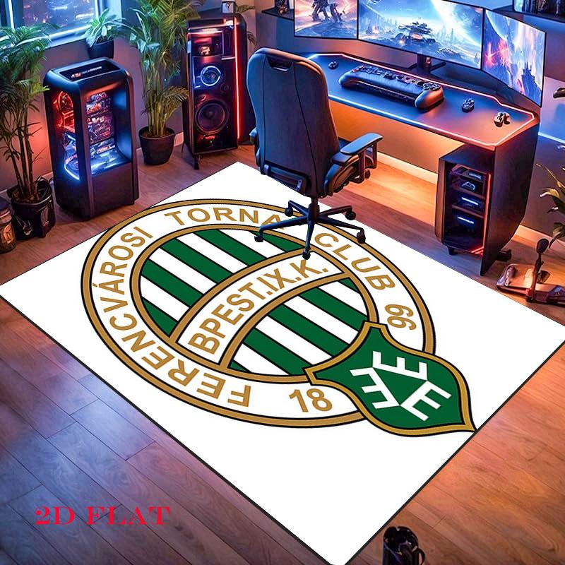 Ferencvaros Legacy Carpet Rug for Living Room Bedroom Home Sofa Decoration,Kids play Nonslip Floor Mat