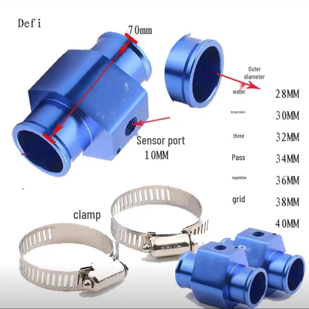 Car Modification Water Temp Sensor Adapter Tee