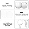 100Pcs Keychain Button Badge Set, 58mm Metal Badge and Craft Keyrings Set for Craft and Keychain Accessories