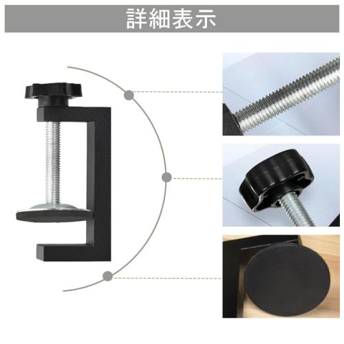 Set of 2 Metal Woodworking Clamps, C-Clamps and G-Clamps, Adjustable, Maximum Opening 57mm, Durable, Portable Design, Ideal for DIY Projects, Hanging,