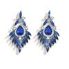 Leichter Luxus Palast Strass Hohl Ohrringe Damen Übertrieben High-End Ohrstecker Nische Design Personalisierte Ohrringe