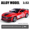 1/32 Mustang GT500 Alloy Die-cast Car Model Return Force Forward Simulation Sound and Light Children's Toy Car Boy Gift