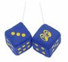 MOONEYES Hanging Fuzzy Dice Blue Mooneyes American Goods