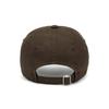 DEINET DEINET WASHED LOGO CAP IN BROWN