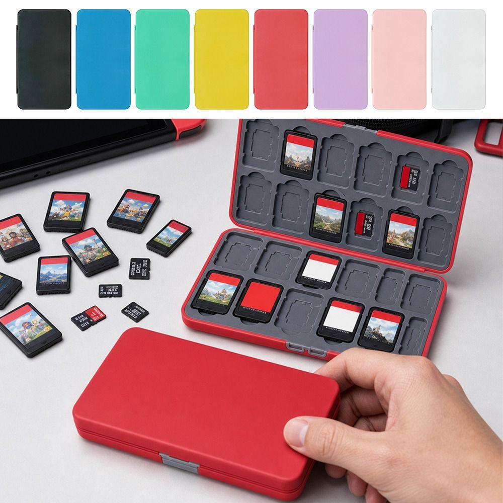 Multicolor Game Card Storage Box Protective Case for Switch Lite/OLED Storage Box