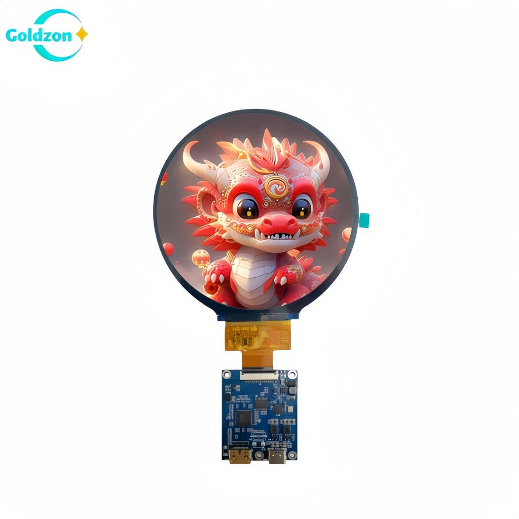 4.7-inch 720x720 MIPI LCD Round Display for Medical, Motorcycle, Smart Home and Instruments.