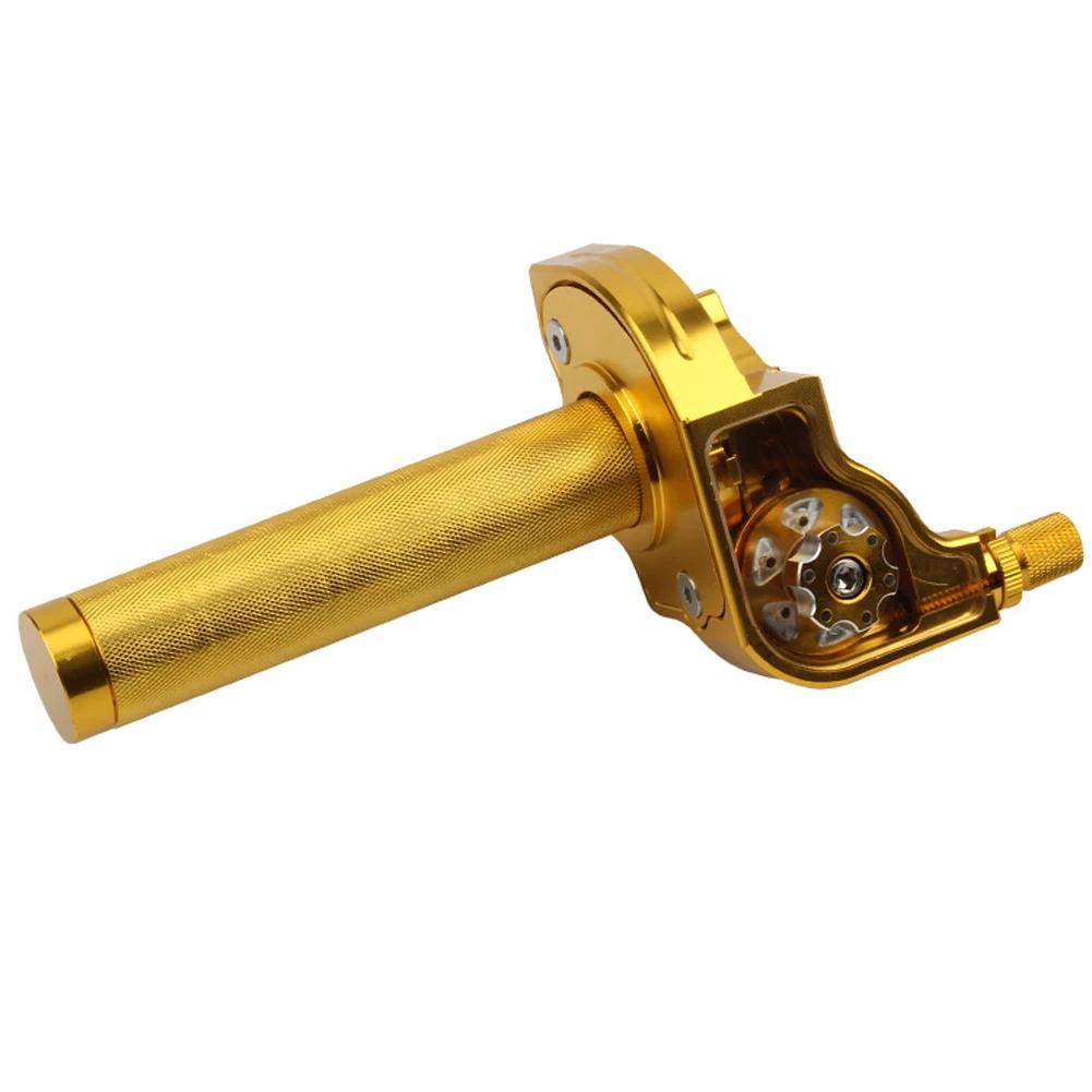 22mm Universal Motorcycle Adjustable Handlebars Moped Scooter Bike CNC Throttle Twist Grips For Moped Scooter Bike M10*1.5