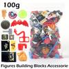Random Blocks Parts Compatible Action Figure Military Weapons SWAT Gun Hair Model Set DIY Building Blocks Kids Toys For Children