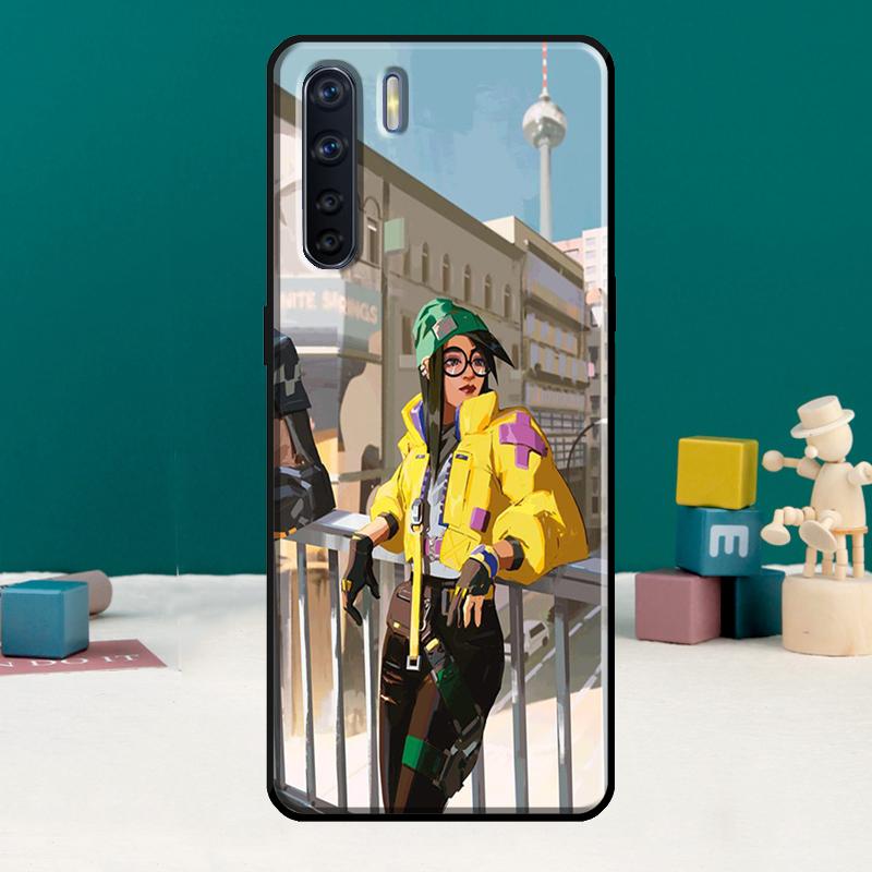 Valorant Game Phone Case For Oppo A17 A18 A38 A58 A78 A98 A79 A40 A60 A80 A16 A76 A96 A15 A74 A94 A54 A77
