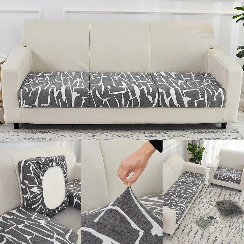 String Printed Sofa Seat Cover Sofa Slipcovers  Soft Stretch Elastic Funiture Protector For Pets