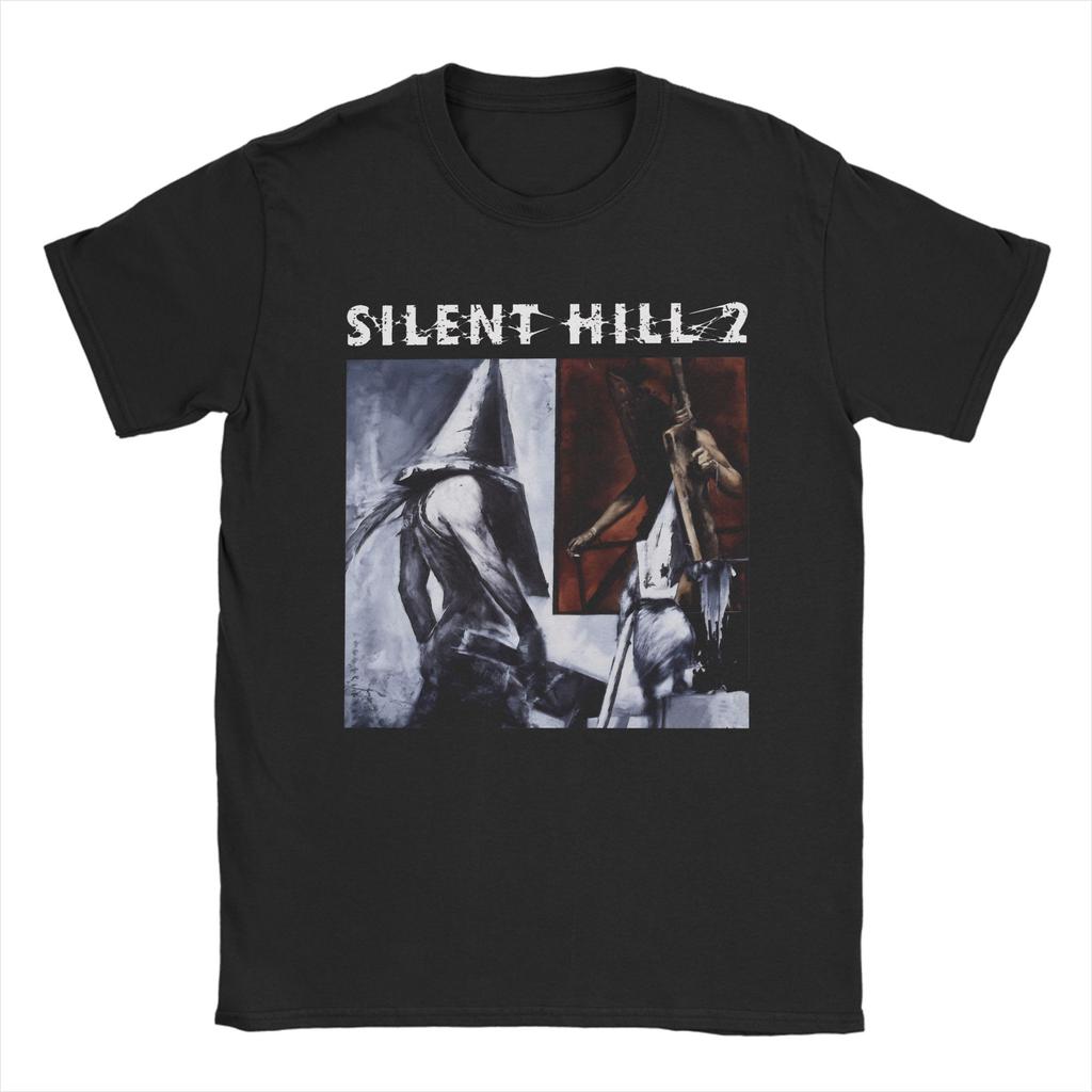 Silent Hill Game Lovers TShirt Unisex Vintage Pure Cotton Tees Crewneck Short Sleeve T Shirt Party Clothing