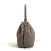 UNTRACK ECCO Tote Drawstring Black Bag, Leather, No. 60412, Men's,