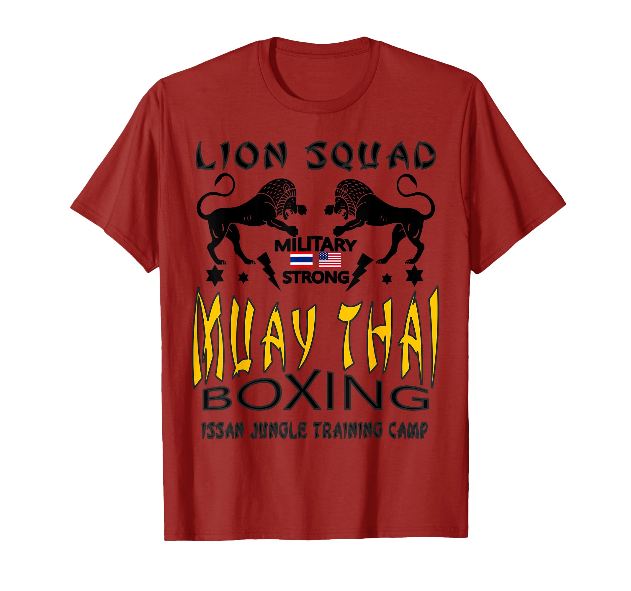 LION SQUAD THAILAND KICKBOXING MUAY THAI MMA TRAINING T-Shirt