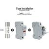 10x38 DC Fuse with Indicator Light for PV Combiner Box, 1000V, 16A/20A/32A
