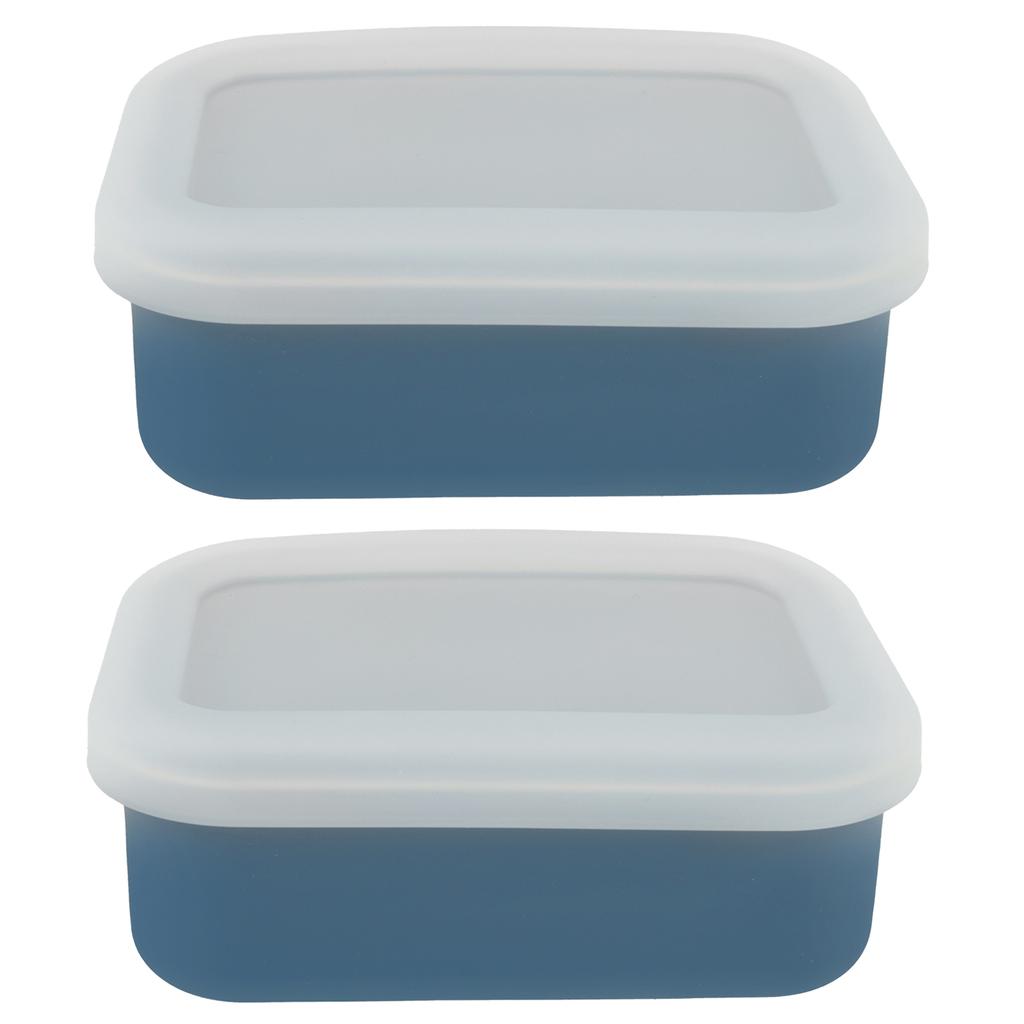 2Pcs Portable Soap Dishes Sealed Leakproof Travel Silicone with Drainage Pad Bathroom Soap Storage Box Waterproof Soap Holder
