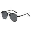 Ladies Double Beam Large Frame Sunglasses  New Retro Personality Sun Glasses for Women UV Protection Half Frame Eyeglasses