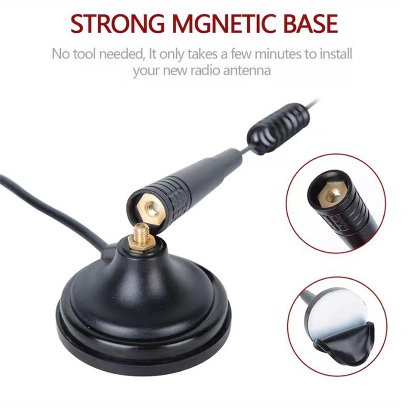 Easy Use CB Radio Vehicle Antenna Vehicle Car Truck Mobile Radio 26-28Mhz Feeder Cable Center For Citizen Band Radio