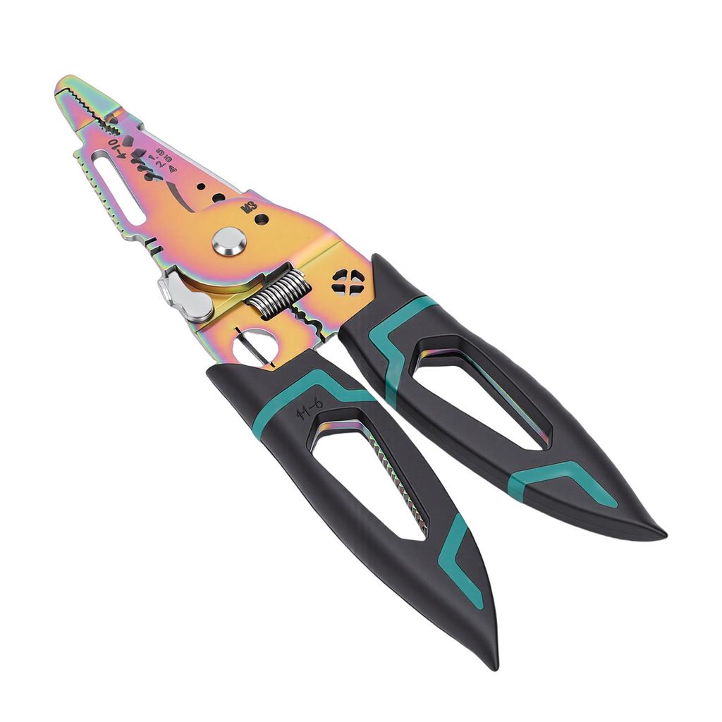Wire Stripper Tool High Hardness Pointed Mouth Strippers Electrical Pliers Wire Cutters for Cutting Pulling Cable HVAC Car Repair Industrial