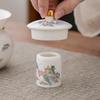 Gold-Inlaid Jade Mountain Zisha Tea Set