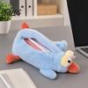 Funny Bird Pencil Case Plush Case, Creative Fluffy Bag, Cute Shape Three-dimensional Stationery Storage Expression Pen Pouch for Students And