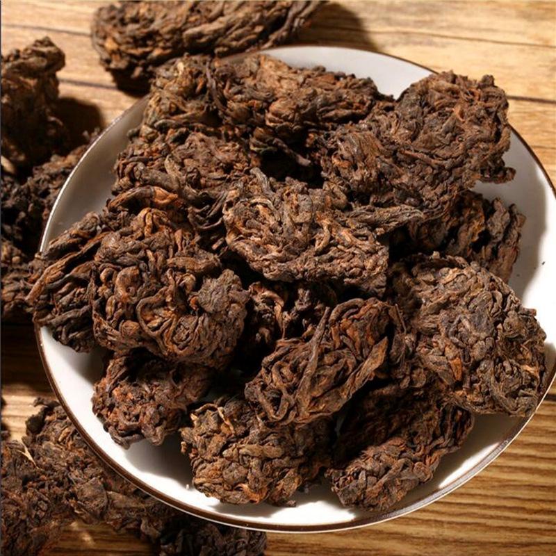 Brown Mountain Menghai Aged Pu er Ripe Tea Cake No. 02 - Yunnan Old Tree Loose Leaf Tea