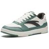 Anta Street Fun Sports Casual Height Increasing Wear Resistant Lightweight Non Slip Low Top Skate Shoes Men Skate Shoes White Green 912518007-4